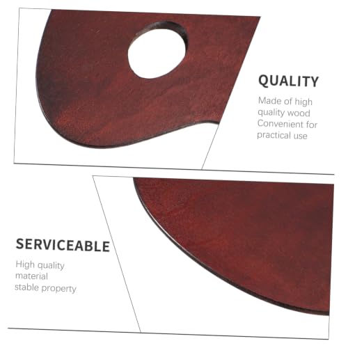 Bandeja de madera para mezclar colores HAPINARY ergonómica 3