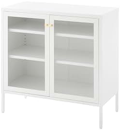 Amazon.co.jp: ガラスキャビネット 白