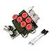 WeiLaiKeQi Hydraulic Flow Control Valve for Double Acting Applications in Industrial Machinery, 2 Spool, as described