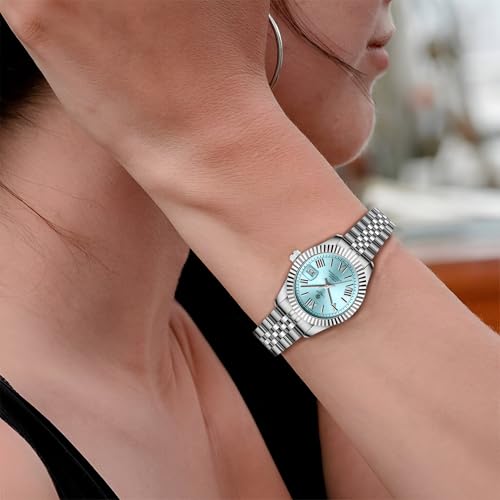 Image of Carlton London Harper Women Analog Watch, Round Dial, Stainless Steel Strap, Quartz Movement, Rose Gold Finish, 30M Water Resistant |