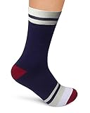 Rambutan Men's Seamless Cotton Socks US 8.5-12.5 Multi-Color (Sailor Dreams) (Navy Forever)