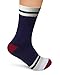 Rambutan Men's Seamless Cotton Socks US 8.5-12.5 Multi-Color (Sailor Dreams) (Navy Forever)