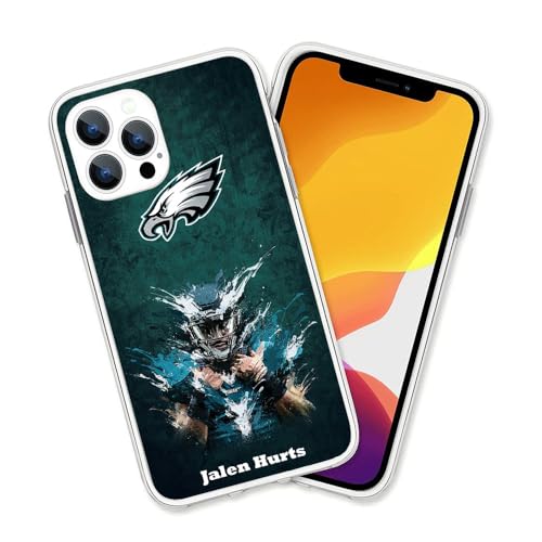 Coque iPhone 16 Pro Max transparente en TPU souple au design Philadelphia Hurts 2