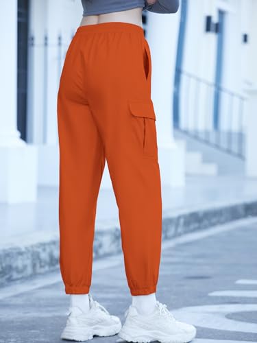 Image of SANGTREE Girls & Womens Drawstring Cargo Jogger Pants,3 Years - Women 3XL