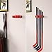 idooodle Personalized 3D Print Hockey Stick Holder, Custom Text 2-5 Sticks Wall Mount Holder 13 Colors Option Gift for Hockey Lover