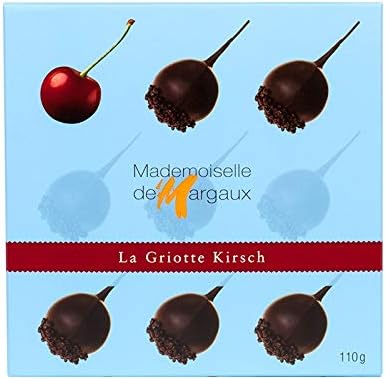 9 cherries with Kirsch coated in dark chocolate 110g