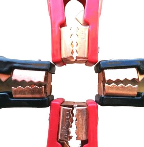 4x Pinzas Para Cables de Arranque Batería Jumbo