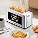 Geek Chef Long Slot Toaster 4 Slice, 1.5