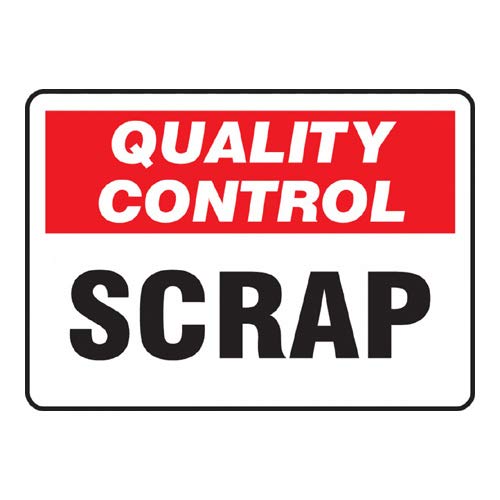 Panneau Scrap Accuform MQTL717XL plaque aluminium composite de signalisation