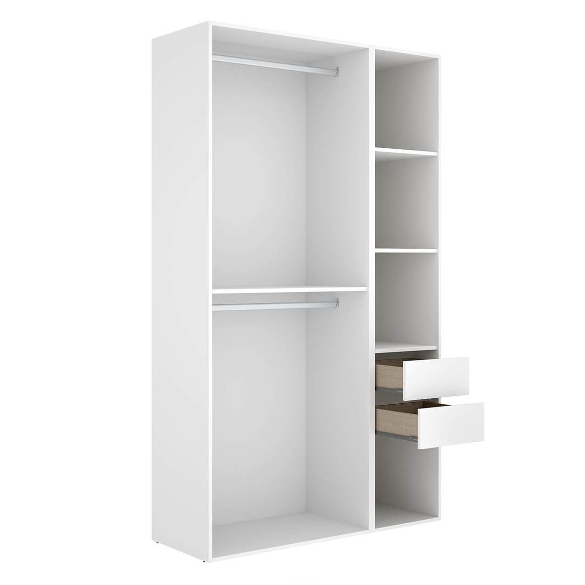 DEKIT Grupo RIMOBEL-Conjunto Armario-VESTIDOR con Trasera Reversible