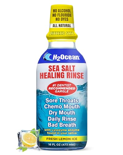 H2Ocean Healing Rinse Natural Sea Salt Oral Care - Mouth
