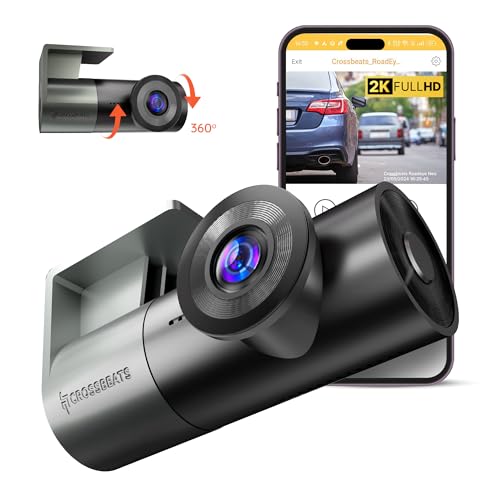 Crossbeats RoadEye Neo Dash Camera for Car | WiFi & APP | 2MP FHD...