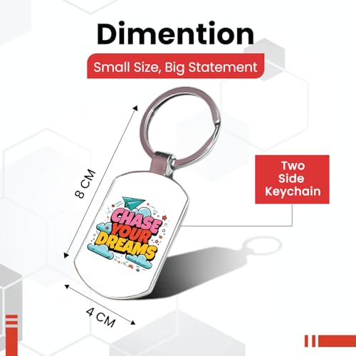 Image of Premium Printed Metal Keychain for Men & Women | High-Definition Artwork Print | Durable Key Ring for Car, Bike, Home & Office Keys | Stylish Decorative Key Holder Gift