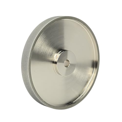 CBN Grinding Wheel 8 inch, CBN Grinding Wheel 320 grit, 5/8 Arbor, Suitable for All Kinds of 8 inch Bench Grinders, for Sharpening Quick Steel Tools Wood Turning Tools
