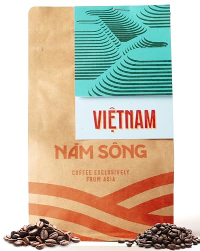 Nam Song Vietnamese Ground Coffee 220g Dak Lak Robusta Coffee Dark Roast from Vietnam Ideal for Authentic Phin Filter Brewing