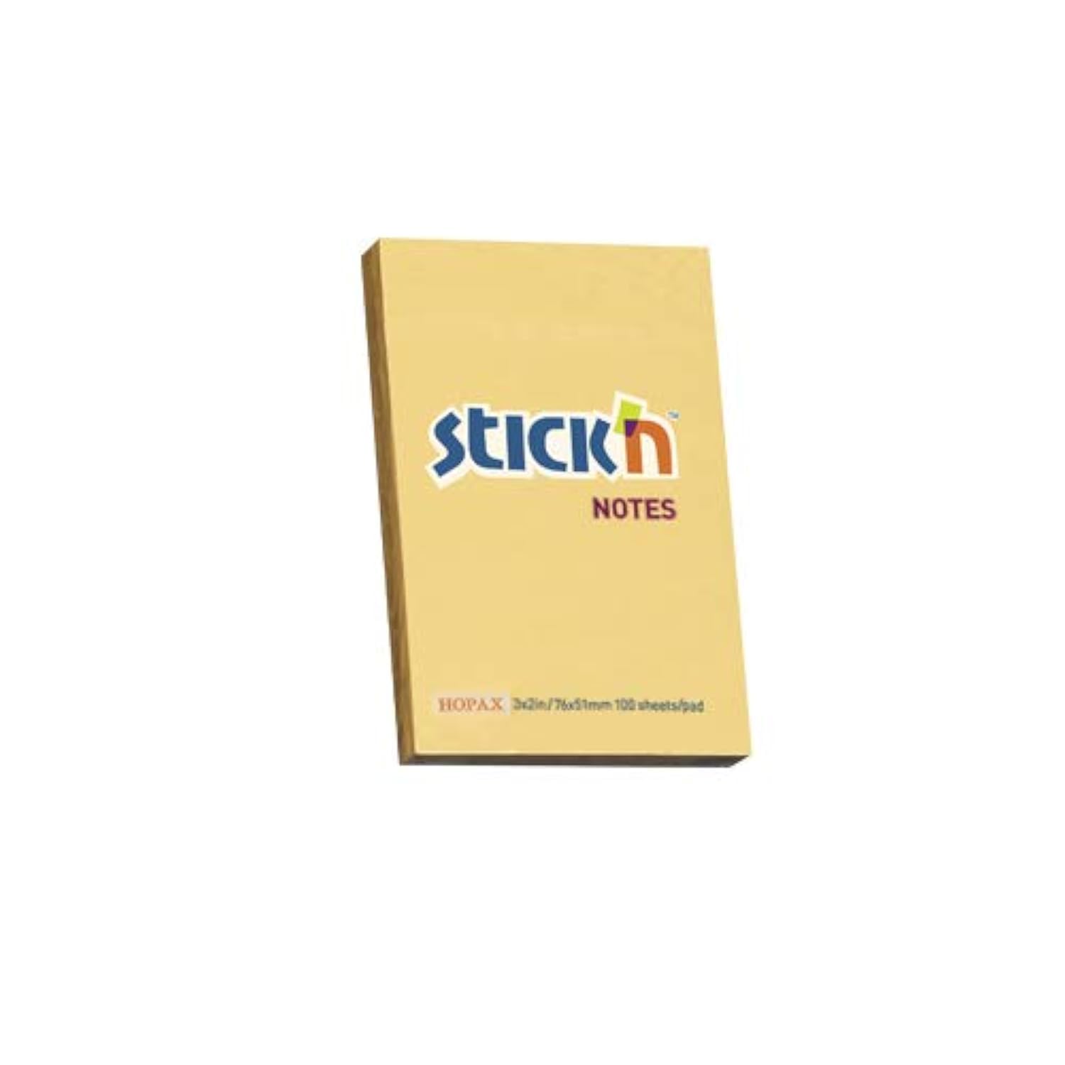 Hopax-Stick'N 21390 - Note adesive, 76 x 51 mm, 100 fogli, colore: Arancione