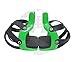 RIDING GEARS Aluminum Endurance Ride Cage Safety Horse Stirrups Green with Removable Cage