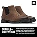Sorel Women's Emelie LLL Chelsea Waterproof Boot - Tobacco, Black - 9