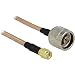 Produktbild DELOCK HF N Stecker > SMA Stecker 1 m RG-142 Low Loss