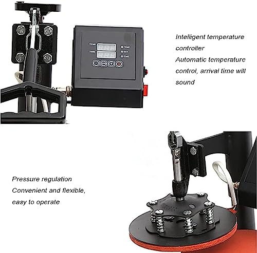 Heat Press Machine multifunción 8 pulg para sublimación miniatura 7