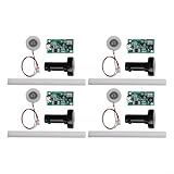 Set completo di atomizzazione da 4 pezzi: il set contiene 4 moduli, 4 atomizzatori, 4 staffe nere e 4 tamponi di cotone per la sostituzione o assemblaggi di umidificatore e diffusore fai da te utilizzando alimentazione USB standard da 5 V.
