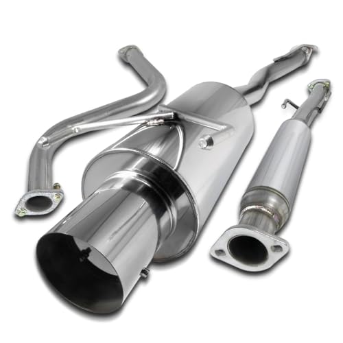 Spec-D Tuning Exhaust Catback System Compatible with 1990-1993 Honda Accord
