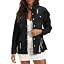 Distressed Black Jean Jacket