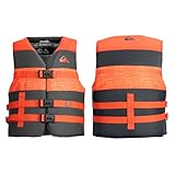 QUIKSILVER Youth Life Jacket for 55-88 lbs, USCG Approved Type III PFD, Lightweight EPE Foam Life Vest with...