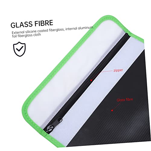KICHOUSE 1 Peça Bolsa À Prova De Fogo À Prova De Explosão Bolsa De Documentos À Prova De Fogo Bolsa