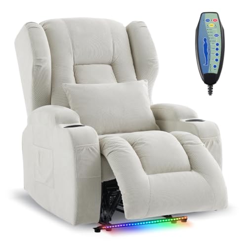 Image of DRMBOOK Power Recliner Chair, Wall Hugger Reclining Sofa