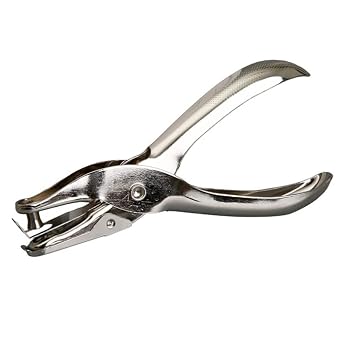 6mm/3mm clamp Punch, Single Hole Punch, Suitable for Household, Office, School Supplies, DIY Craft Paper, Labels and Greeting Cards 6mm
