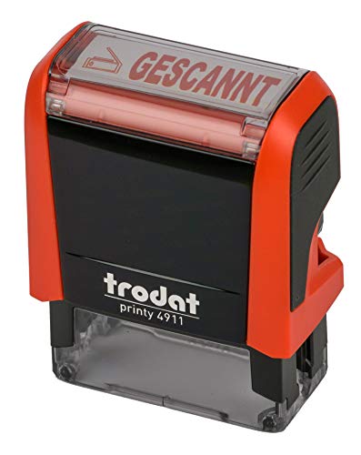 Trodat Printy 4912 feuerrot GESCANNT SYMBOL ROT