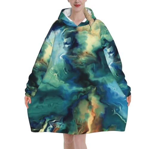 Couverture à capuche oversize femme contre le froid à la maison