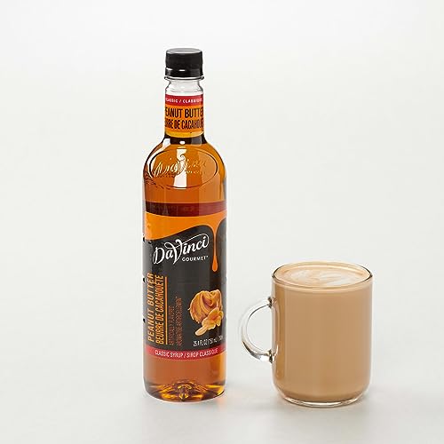 Image of DaVinci Gourmet Classic Peanut Butter Syrup, 25.4 Fluid Ounces (Pack of 1)