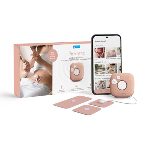 Pinktens Dispositif Médical Connecté, Contre les Douleurs Menstruelles et l'endométriose, Muscle et Renforce le Périnée, Prévention Incontinence,...
