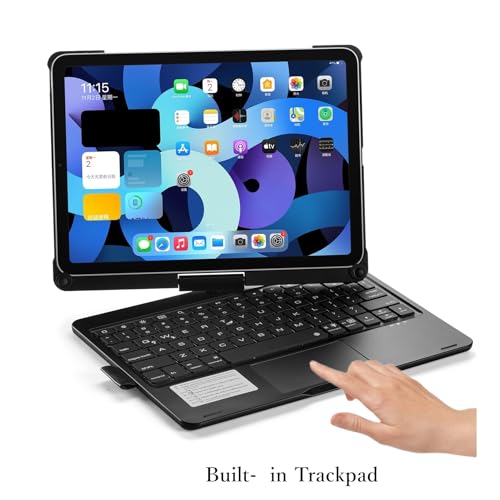 HENGHUI 360° Rotatable Touch Keyboard for iPad Air 11 inch, iPad Air 5th 4th Generation 10.9" - Image 3
