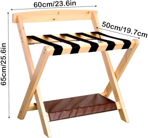 Support de valise pliable blanc pour équiper une chambre d'amis avec style - 4
