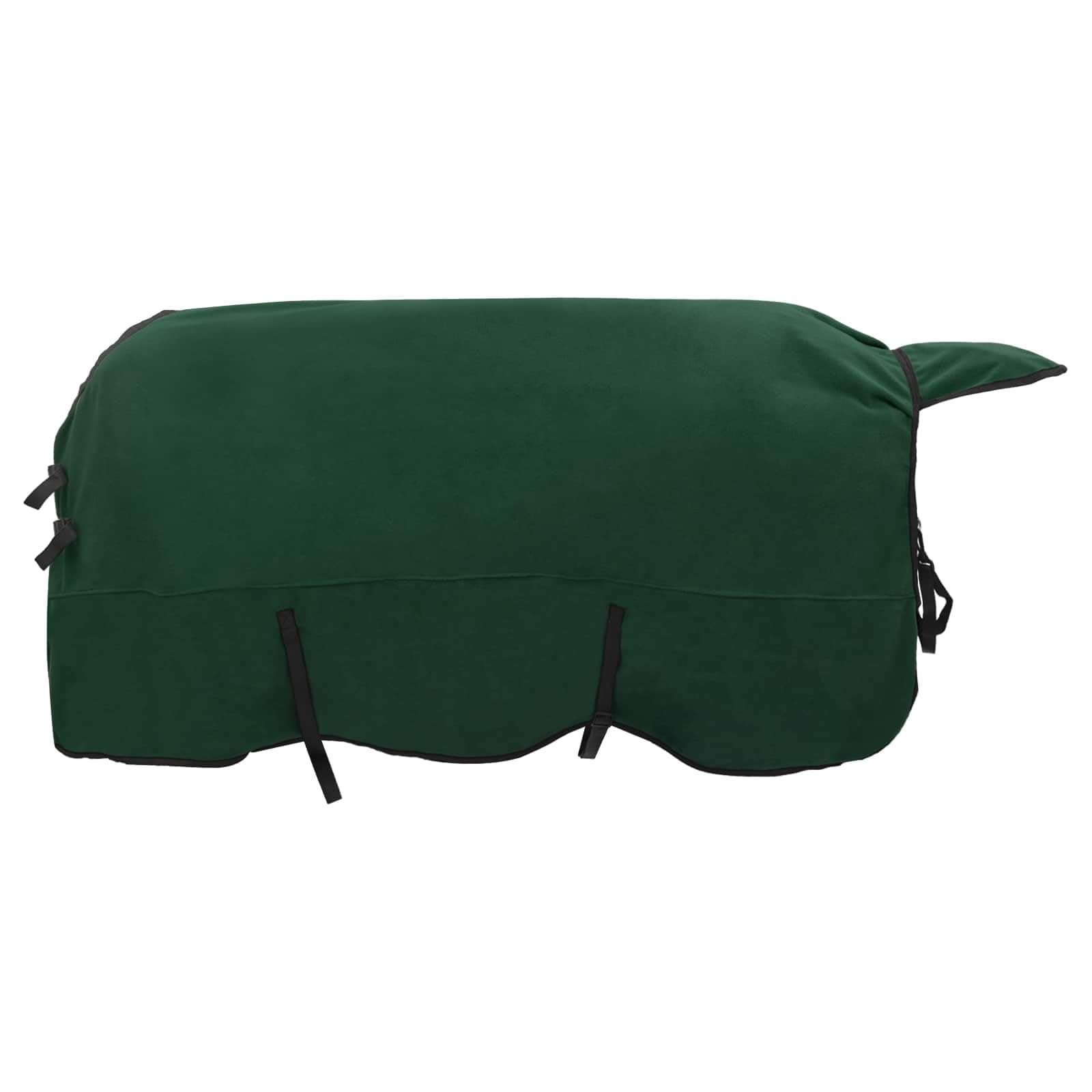 Pferdedecke 155 cm Polyester Fliegendecke Pferd atmungsaktiv & leicht,Pferdedecke für Training,Stall & Transport ohne Halsabdeckung Dunkelgrün