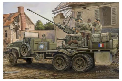 Hobby Boss GMC Bofors 40mm Gun Vehicle Model Building Kit