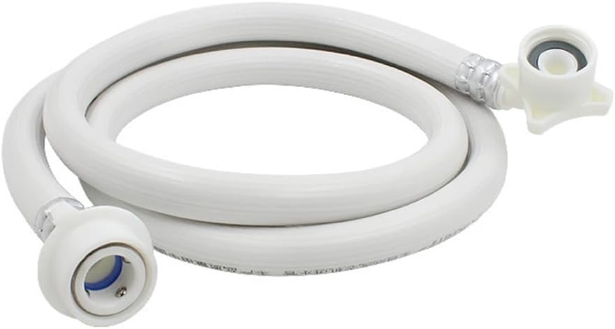 Uonlytech Universal Washing Machine Water Inlet Hose 59.05In Braided Replacement Hose for Automatic Washer Hot and Cold Water Connection