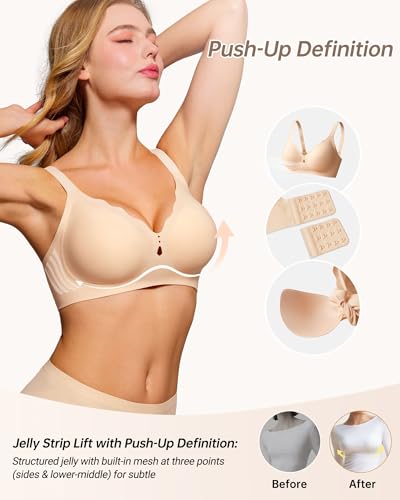 As Fairy Scalloped Wireless Jelly Full Coverage Bra - $8.99 - image 2