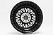 MT13 16x8.0 4x100/4x114.3 20 ET 73.1 CB Black Machined Lip Gold Rivets Wheel by MST