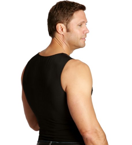 Image of Insta Slim ISPRO Slimming Muscle Tank Top Shapewear Compression Shirt for Men (Made in The USA)