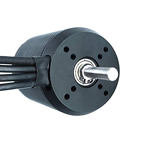 Flipsky BLDC Belt Motor with Pulley 10mm Shaft 6384 190KV 4000W for Electric Skateboard Blushless DC Motor for Electric Bike Sensered Motor for SK8