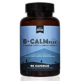 Natural Rhythm B-CALMplex, Unique B Vitamin Blend, B Complex for Stress & Anxiety, and Supports Proper Nerve Function, 3 Month Supply, 90 Capsules