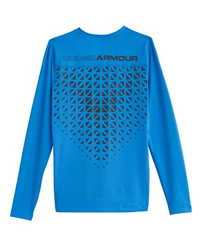 Haut UA ColdGear Infrared Everyday Crew pour garçon Under Armour bleu