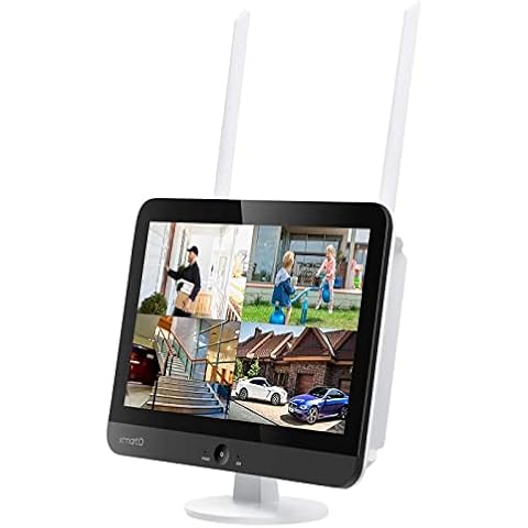 xmartO 10CH 4K NVR with HD Screen Cover