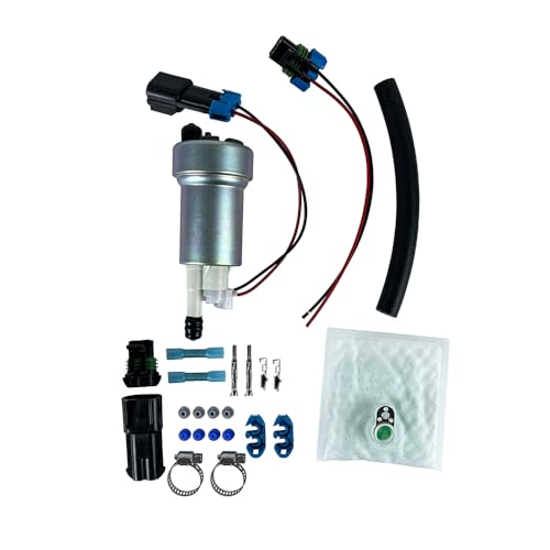 F90000285 Fuel Pump Universal E85 W400-1168 Install Kit Compatible With 525lp...