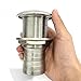 keehui 316 Stainless Steel Standard Length Thru-Hull Fitting w/Nut & Gasket for (1-1/4in ID)