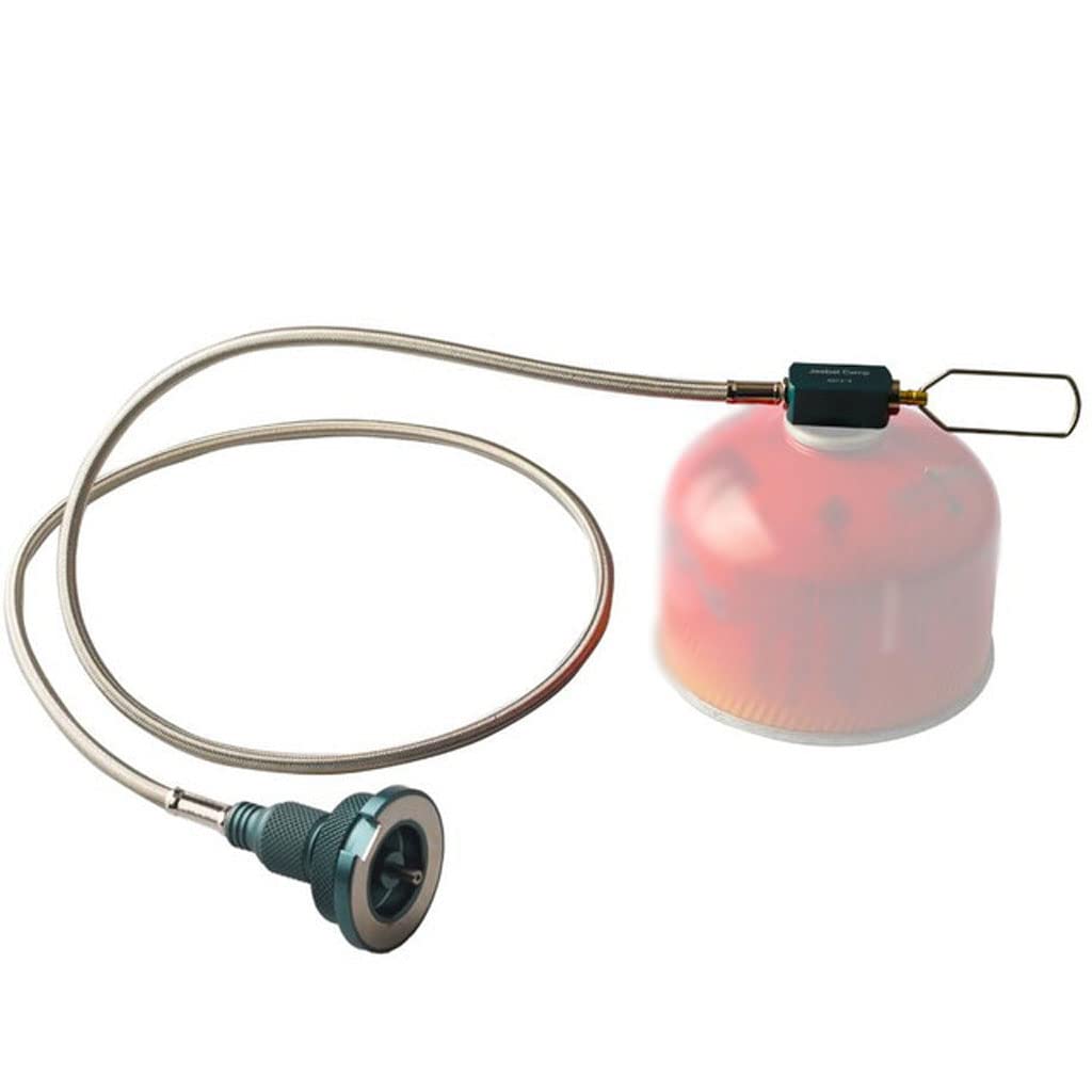 NOBRIM Gasleitung Butan Adapter Regler mit Schlauch Gaskonverter Verlängerungsrohr Campingkocher Adapter